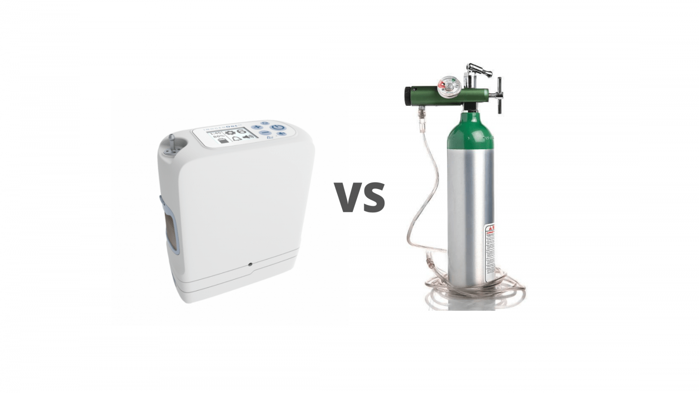 Oxygen concentrator vs oxygen tank